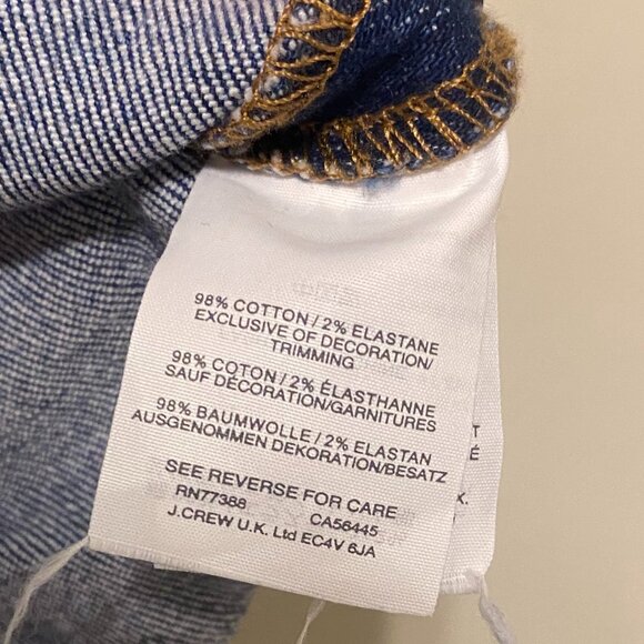 Stretch Denim Straight Mini Skirt: Step-Hem Edition - Picture 9 of 9